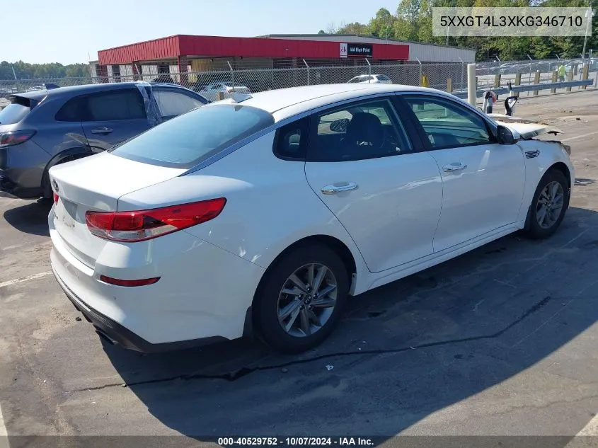 5XXGT4L3XKG346710 2019 Kia Optima Lx/S