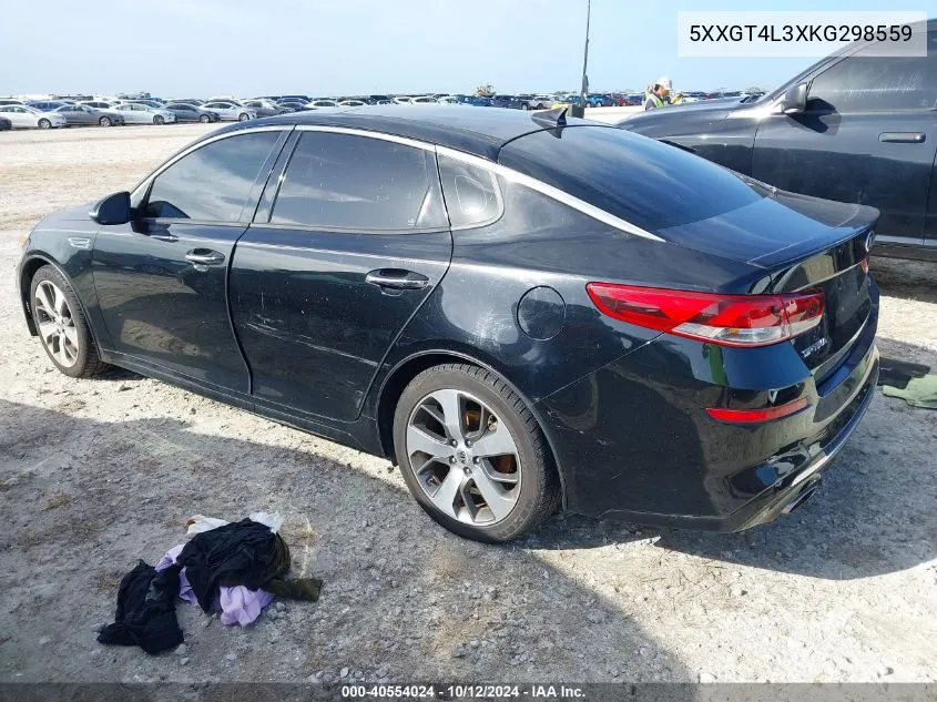 2019 Kia Optima Lx/S VIN: 5XXGT4L3XKG298559 Lot: 40554024