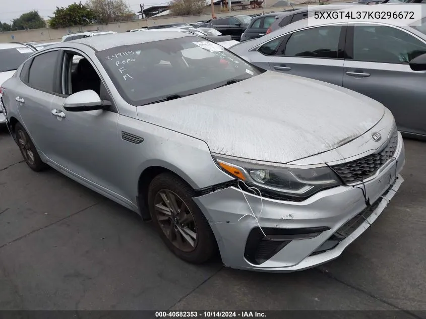 2019 Kia Optima Lx/S VIN: 5XXGT4L37KG296672 Lot: 40582353