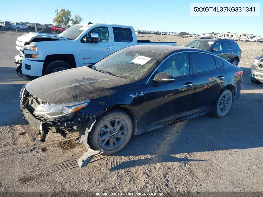 2019 Kia Optima Lx VIN: 5XXGT4L37KG331341 Lot: 40593013