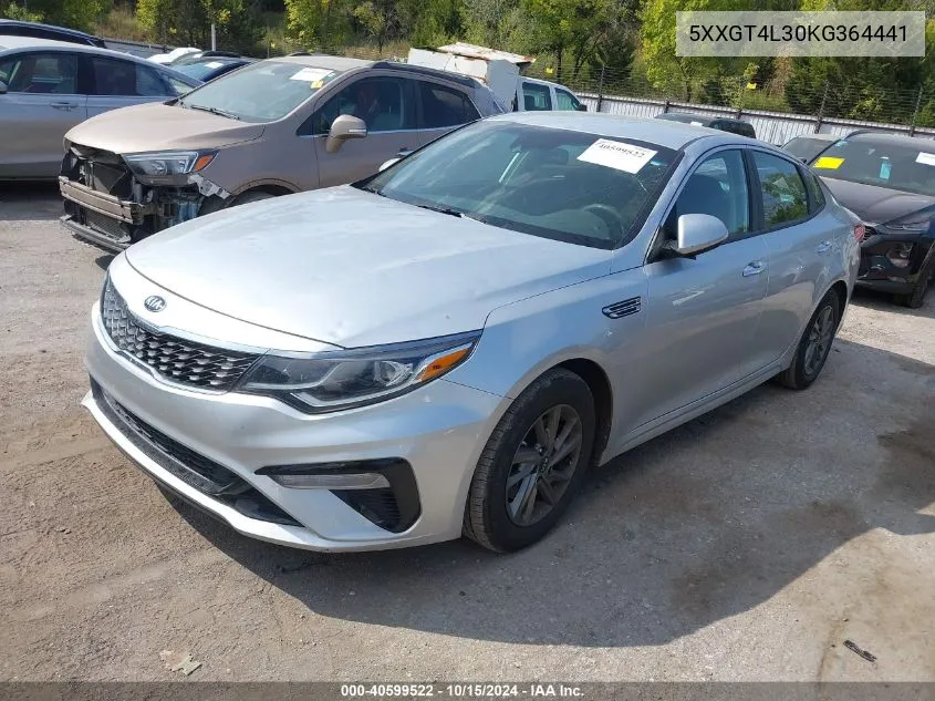 2019 Kia Optima Lx VIN: 5XXGT4L30KG364441 Lot: 40599522