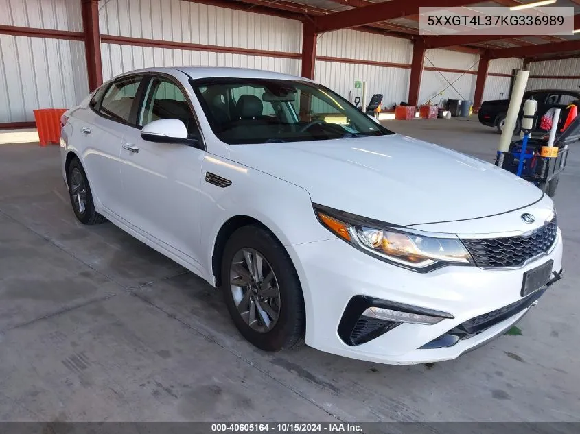 2019 Kia Optima Lx VIN: 5XXGT4L37KG336989 Lot: 40605164