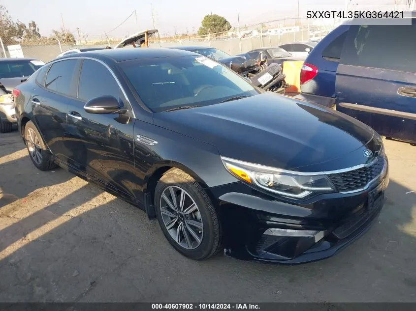 2019 Kia Optima Lx VIN: 5XXGT4L35KG364421 Lot: 40607902