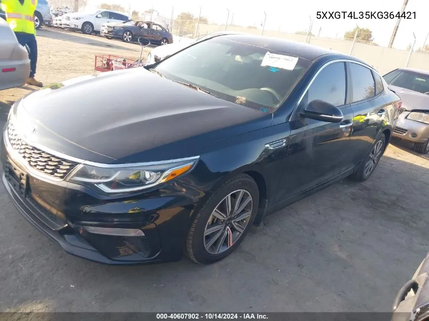 5XXGT4L35KG364421 2019 Kia Optima Lx