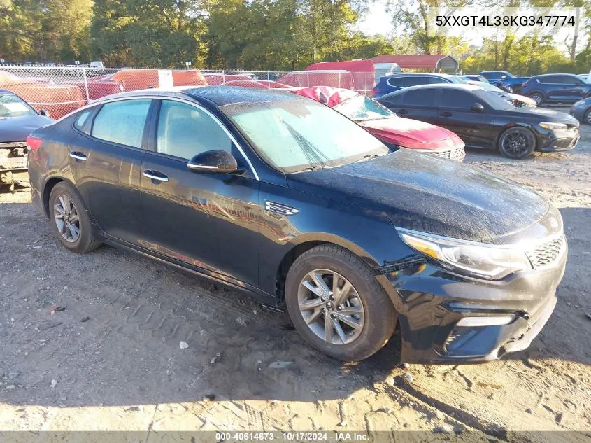 2019 Kia Optima Lx VIN: 5XXGT4L38KG347774 Lot: 40614673