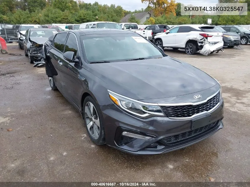 2019 Kia Optima S VIN: 5XXGT4L38KG325547 Lot: 40616667