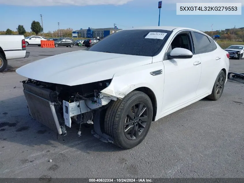 2019 Kia Optima Lx/S VIN: 5XXGT4L32KG279553 Lot: 40632334