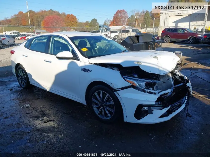 2019 Kia Optima Lx VIN: 5XXGT4L36KG347112 Lot: 40651678