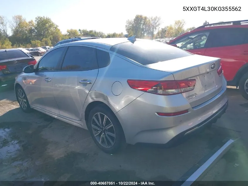 2019 Kia Optima Lx VIN: 5XXGT4L30KG355562 Lot: 40657051