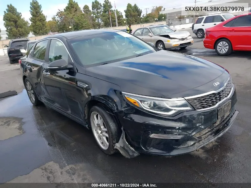 2019 Kia Optima Lx VIN: 5XXGT4L38KG379978 Lot: 40661211