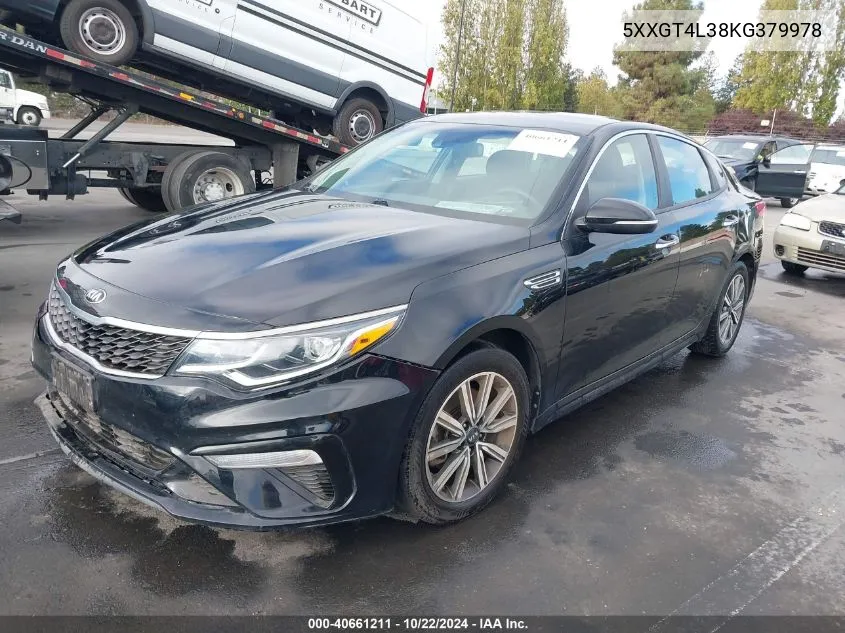 2019 Kia Optima Lx VIN: 5XXGT4L38KG379978 Lot: 40661211