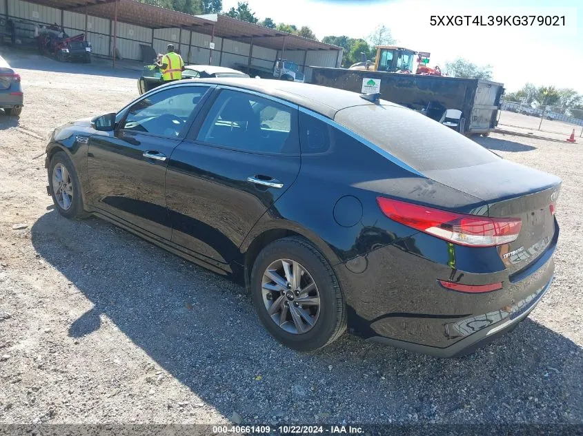 2019 Kia Optima Lx VIN: 5XXGT4L39KG379021 Lot: 40661409