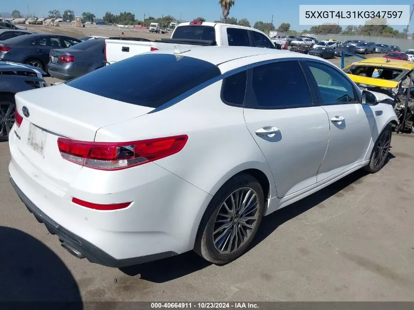 2019 Kia Optima Lx VIN: 5XXGT4L31KG347597 Lot: 40664911