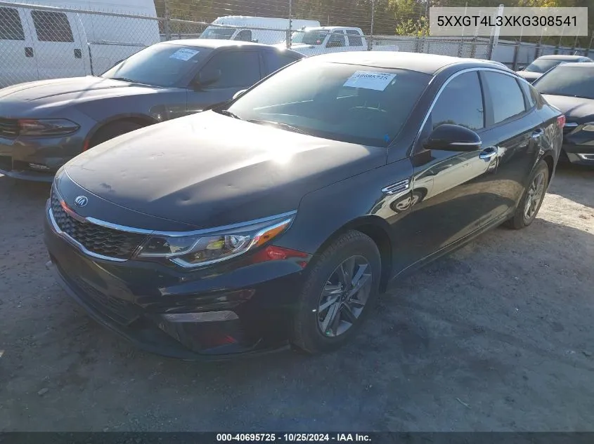 2019 Kia Optima Lx VIN: 5XXGT4L3XKG308541 Lot: 40695725