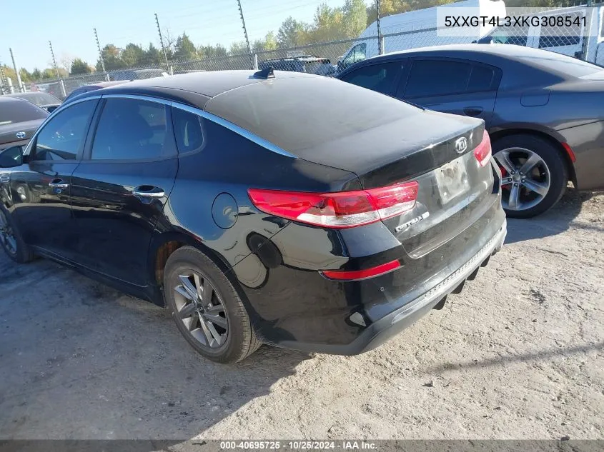 2019 Kia Optima Lx VIN: 5XXGT4L3XKG308541 Lot: 40695725