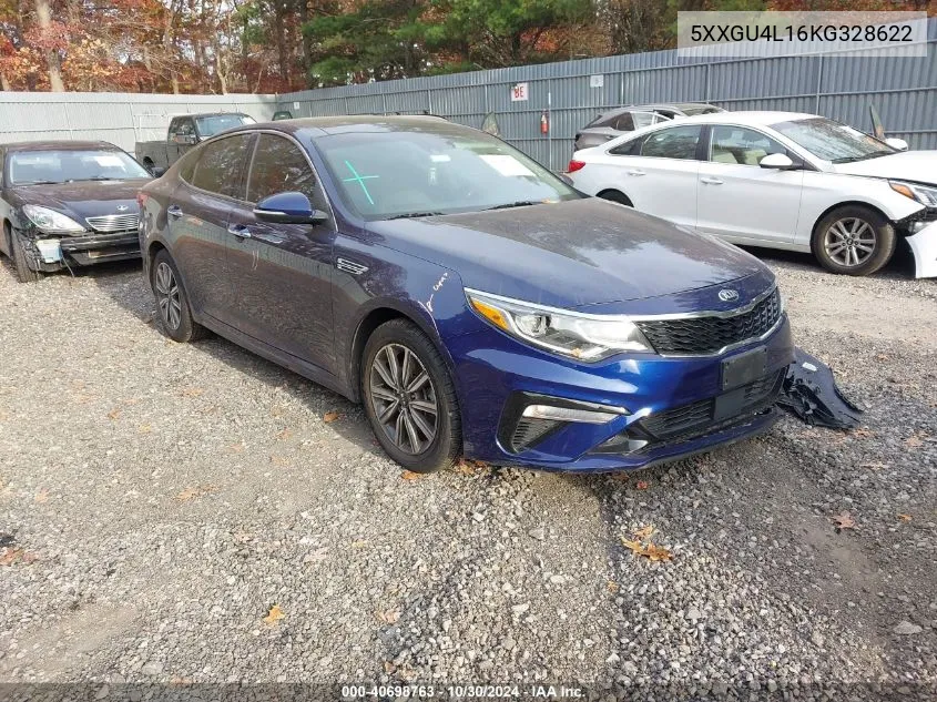 5XXGU4L16KG328622 2019 Kia Optima Ex