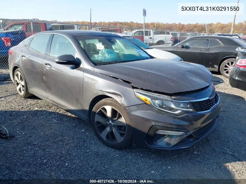 2019 Kia Optima S VIN: 5XXGT4L31KG291550 Lot: 40727426