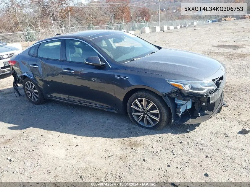 2019 Kia Optima Lx VIN: 5XXGT4L34KG306753 Lot: 40742574