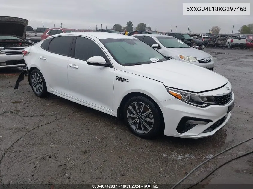 2019 Kia Optima Ex VIN: 5XXGU4L18KG297468 Lot: 40742937