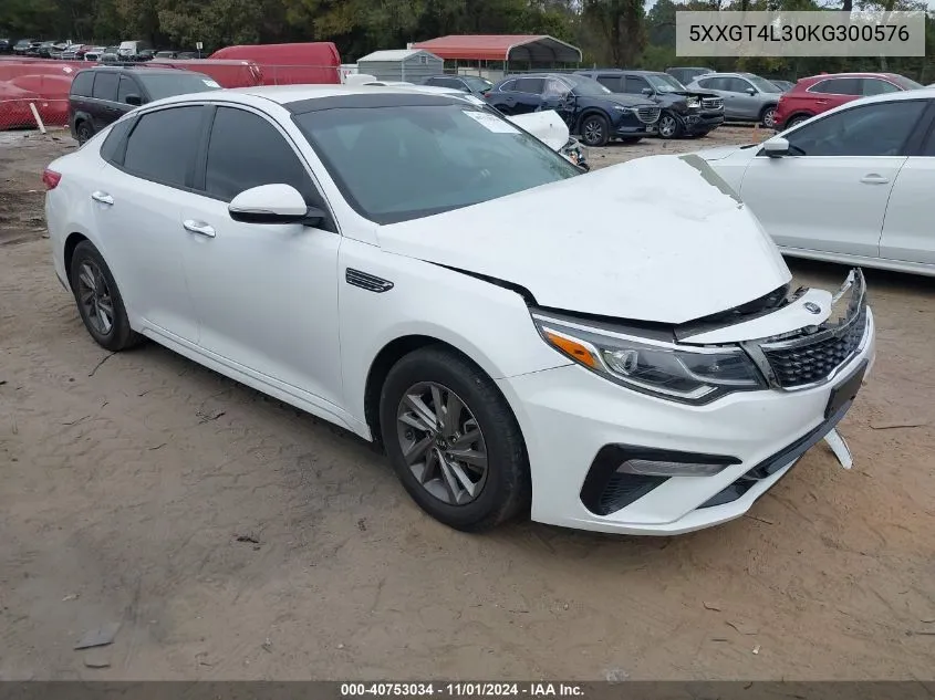 2019 Kia Optima Lx VIN: 5XXGT4L30KG300576 Lot: 40753034