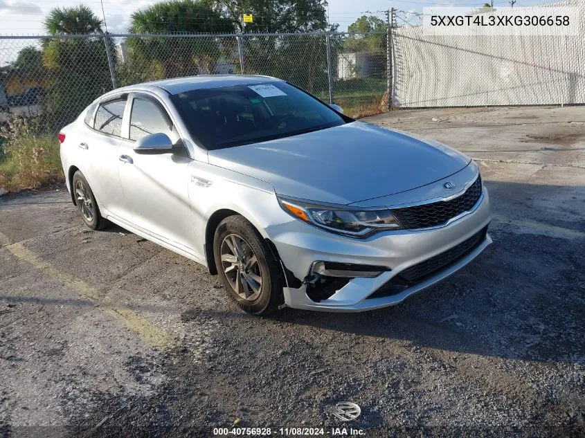 2019 Kia Optima Lx VIN: 5XXGT4L3XKG306658 Lot: 40756928