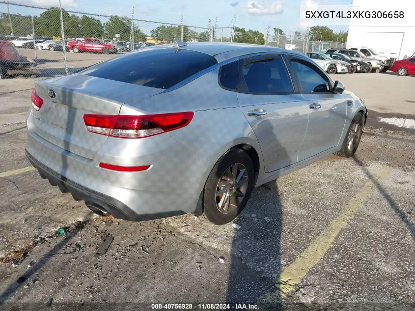 2019 Kia Optima Lx VIN: 5XXGT4L3XKG306658 Lot: 40756928