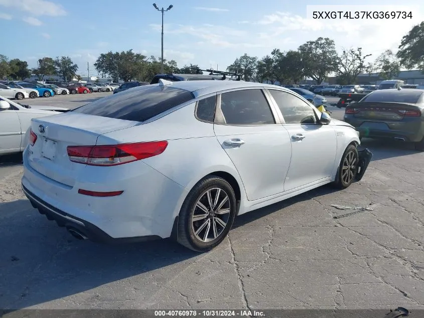 2019 Kia Optima Lx VIN: 5XXGT4L37KG369734 Lot: 40760978