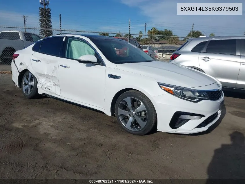 2019 Kia Optima Lx/S VIN: 5XXGT4L35KG379503 Lot: 40762321