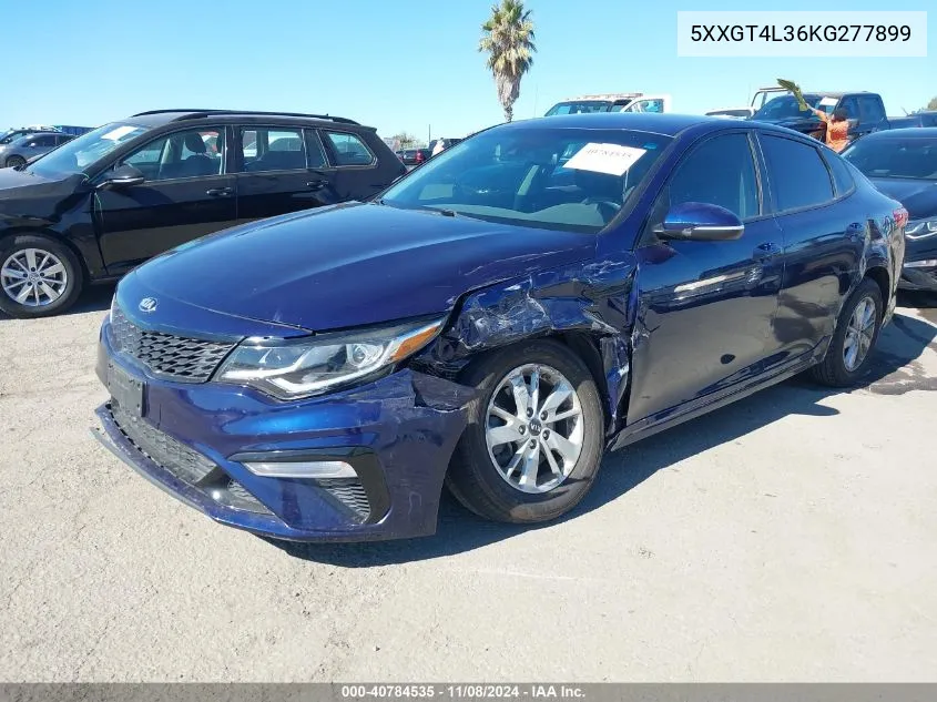 2019 Kia Optima Lx VIN: 5XXGT4L36KG277899 Lot: 40784535