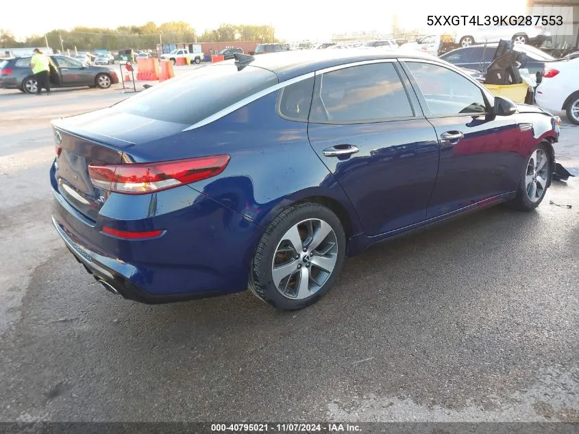 2019 Kia Optima S VIN: 5XXGT4L39KG287553 Lot: 40795021