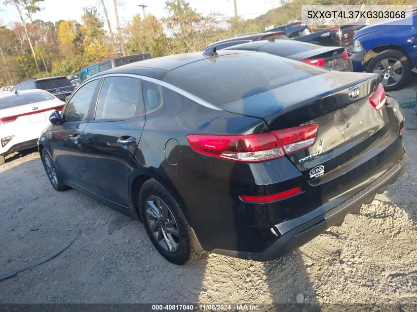 2019 Kia Optima Lx VIN: 5XXGT4L37KG303068 Lot: 40817040