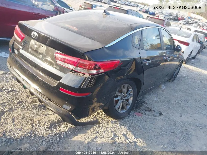 2019 Kia Optima Lx VIN: 5XXGT4L37KG303068 Lot: 40817040