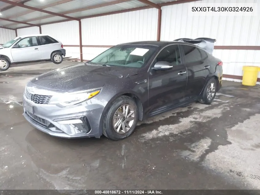 2019 Kia Optima Lx VIN: 5XXGT4L30KG324926 Lot: 40818672