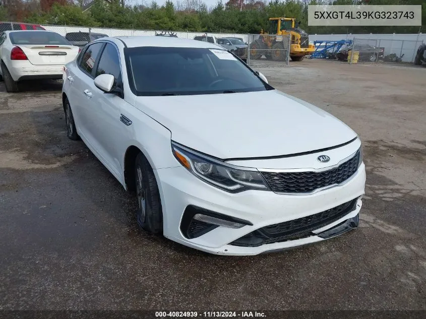 2019 Kia Optima Lx VIN: 5XXGT4L39KG323743 Lot: 40824939