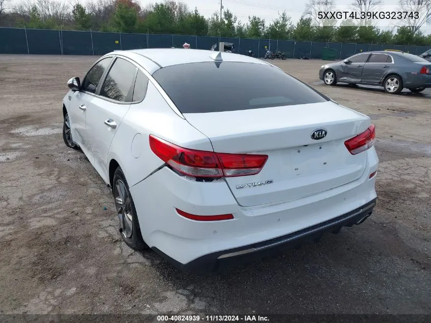 2019 Kia Optima Lx VIN: 5XXGT4L39KG323743 Lot: 40824939