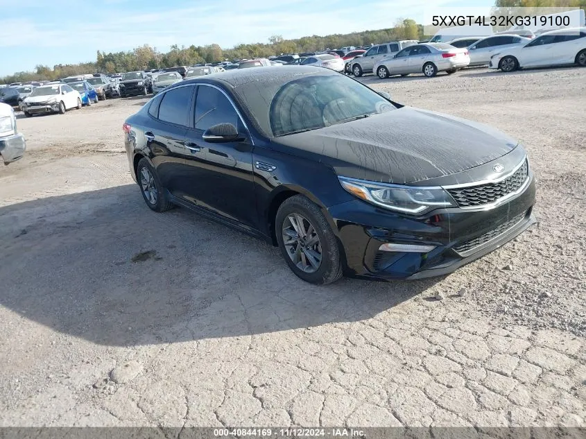 2019 Kia Optima Lx VIN: 5XXGT4L32KG319100 Lot: 40844169