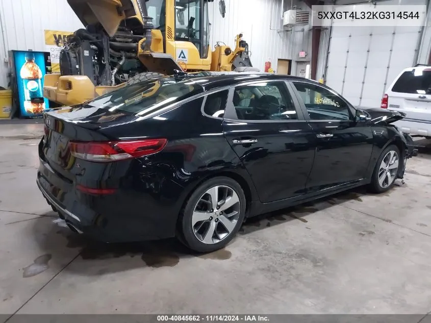 2019 Kia Optima S VIN: 5XXGT4L32KG314544 Lot: 40845662