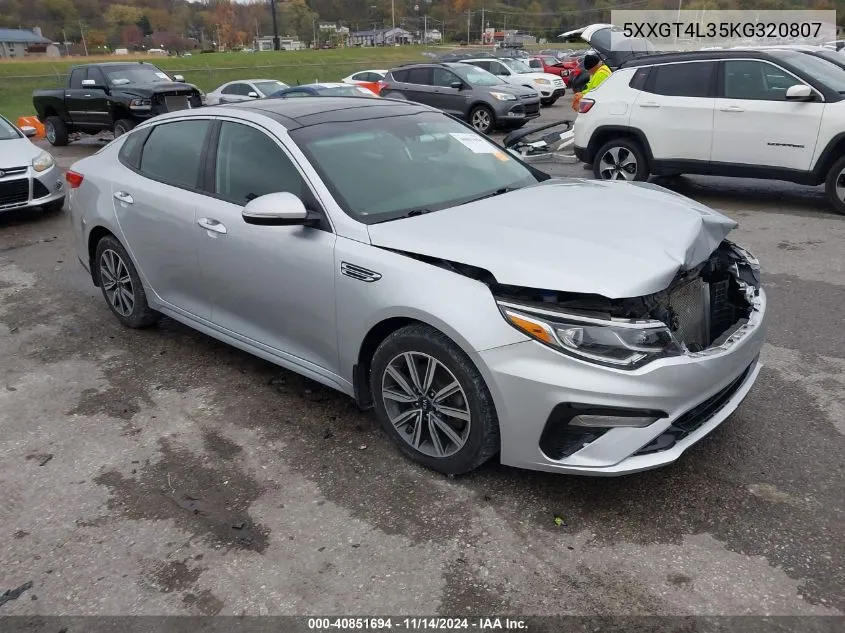 5XXGT4L35KG320807 2019 Kia Optima Lx