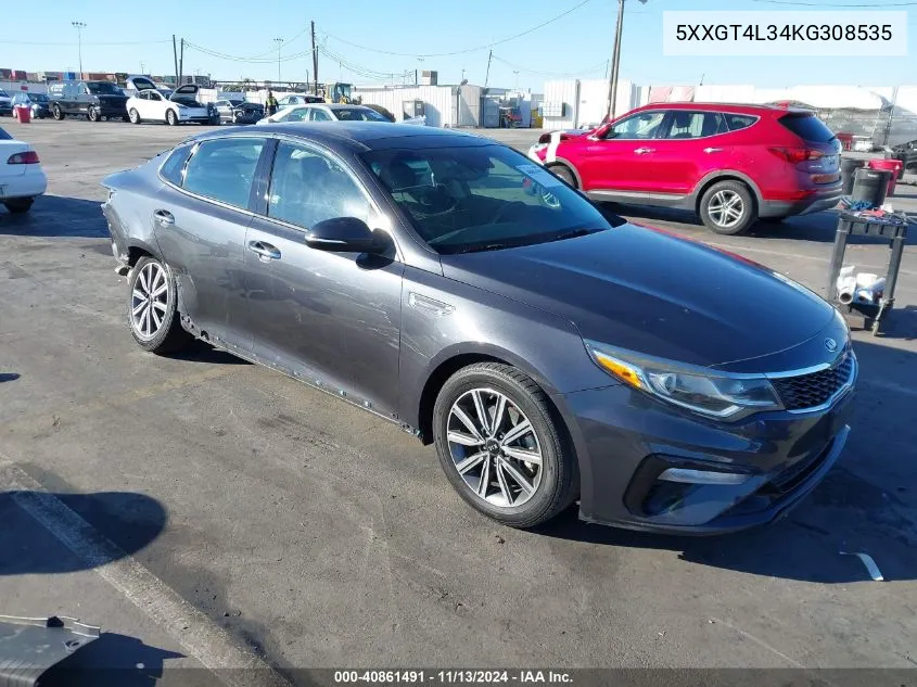 2019 Kia Optima Lx VIN: 5XXGT4L34KG308535 Lot: 40861491