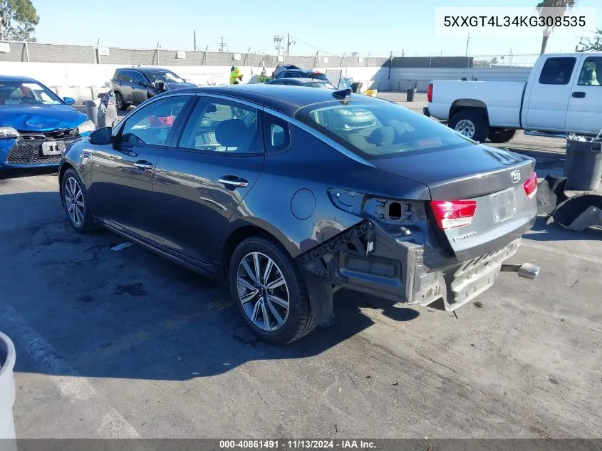 2019 Kia Optima Lx VIN: 5XXGT4L34KG308535 Lot: 40861491