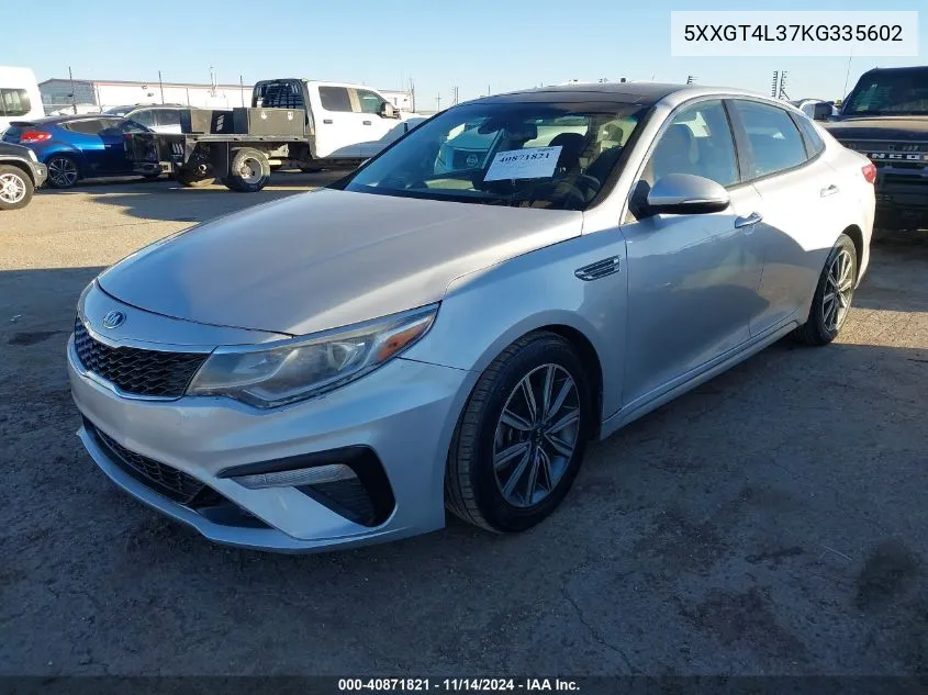 2019 Kia Optima Lx VIN: 5XXGT4L37KG335602 Lot: 40871821