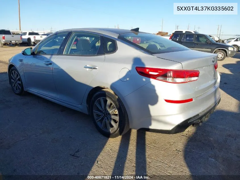 2019 Kia Optima Lx VIN: 5XXGT4L37KG335602 Lot: 40871821