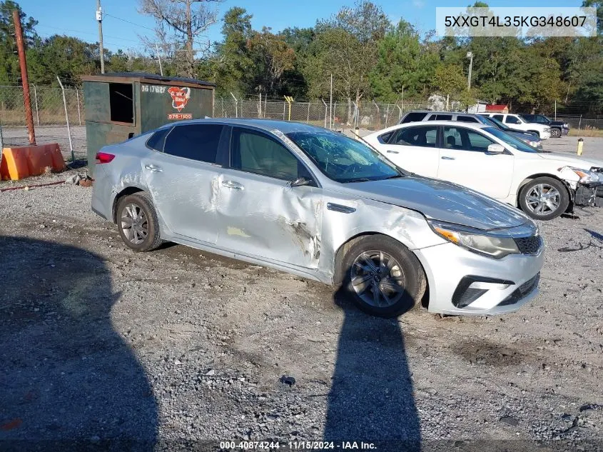 2019 Kia Optima Lx VIN: 5XXGT4L35KG348607 Lot: 40874244