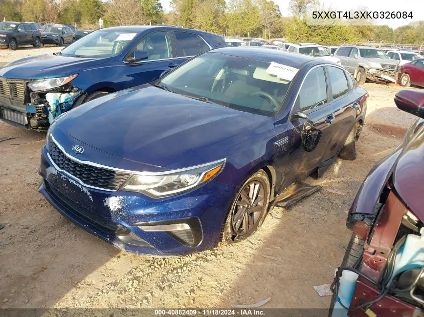 2019 Kia Optima Lx VIN: 5XXGT4L3XKG326084 Lot: 40882409