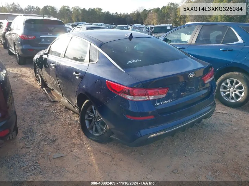 2019 Kia Optima Lx VIN: 5XXGT4L3XKG326084 Lot: 40882409