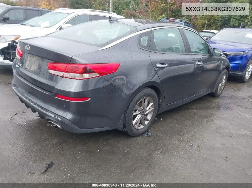 2019 Kia Optima Lx VIN: 5XXGT4L38KG307629 Lot: 40890948