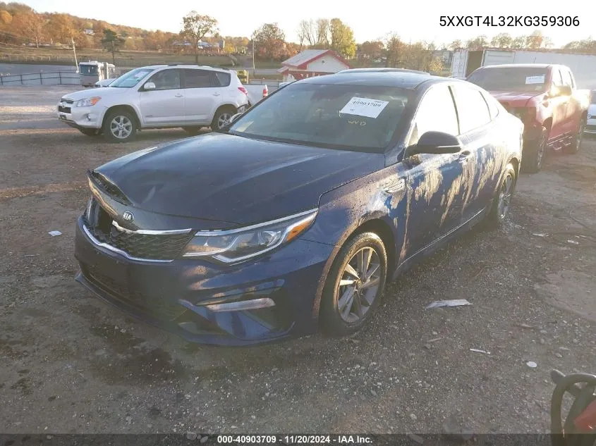 2019 Kia Optima Lx VIN: 5XXGT4L32KG359306 Lot: 40903709