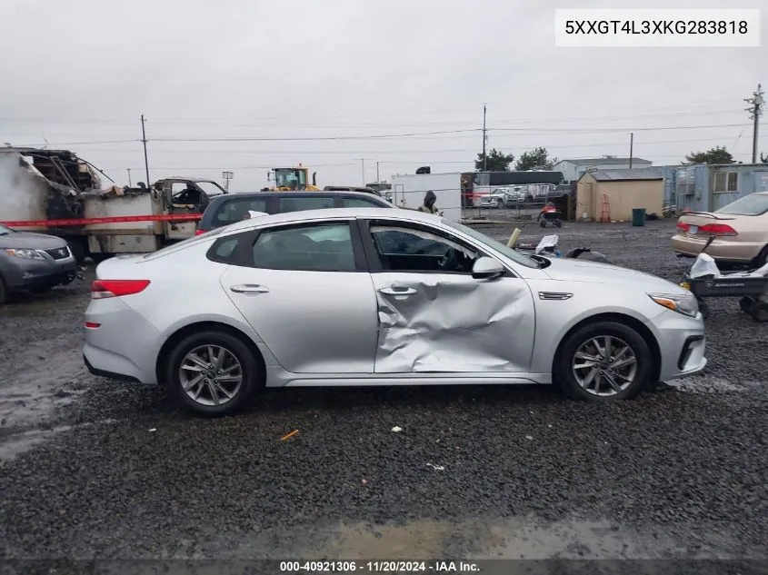 2019 Kia Optima Lx VIN: 5XXGT4L3XKG283818 Lot: 40921306