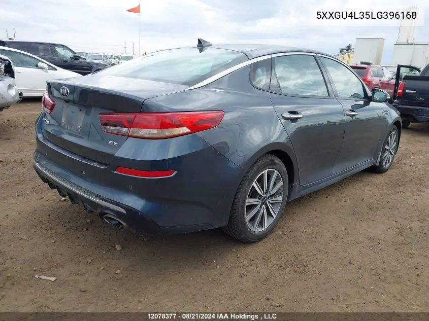 5XXGU4L35LG396168 2020 Kia Optima