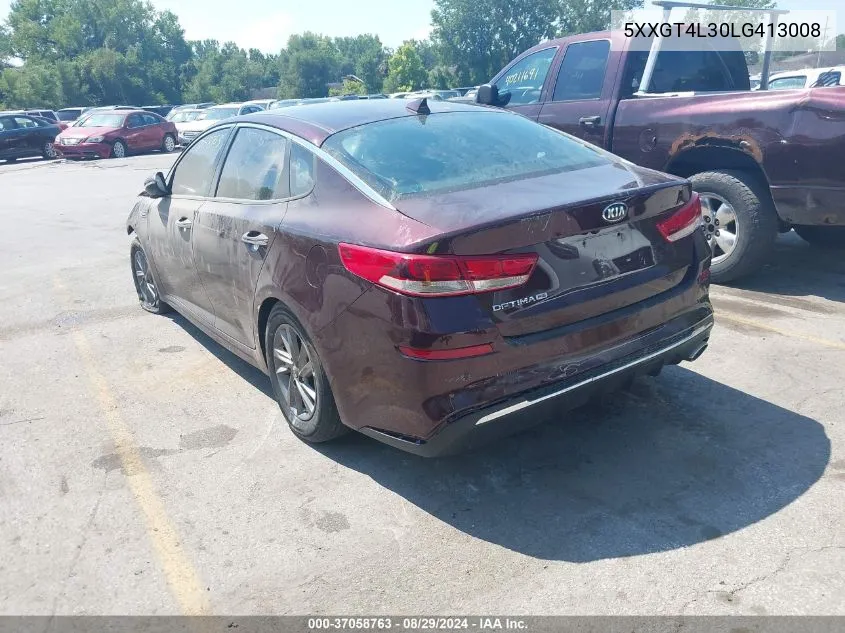 5XXGT4L30LG413008 2020 Kia Optima Lx